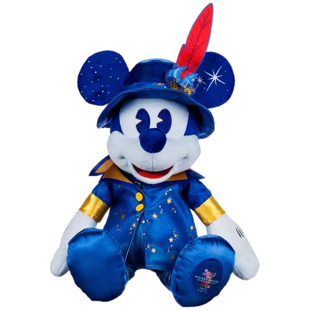 Disney Blue Stuffed Animal Mickey Mouse Peter Pan’s Flight Plush 16”
